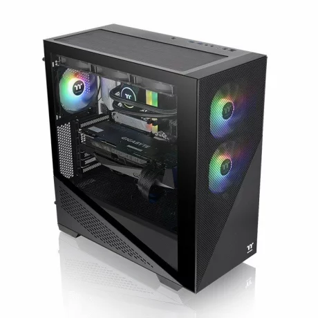 Sistem Desktop PC Gaming Alhena® procesor Intel(R) Core(TM) i9-14900K pana la 6.0 GHz turbo, 64GB DDR4, 1TB SSD, Gigabyte GeForce RTX 3070 Ti AERO V2 OC, 12 GB GDDR6X, Windows 11 Pro, Negru