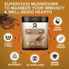 Cafea instant din ciuperci Reishi, Lions Mane. Coama de leu, Chaga, Cordyceps si Coada de curcan pentru energie, claritate mentala si concentrare, stimulare a creierului