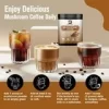 Cafea instant din ciuperci Reishi, Lions Mane. Coama de leu, Chaga, Cordyceps si Coada de curcan pentru energie, claritate mentala si concentrare, stimulare a creierului